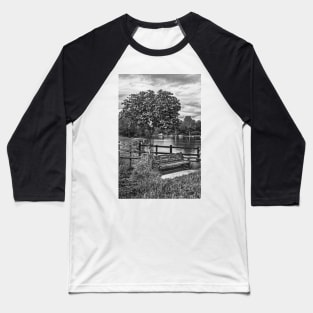 A Bench By The Thames Baseball T-Shirt